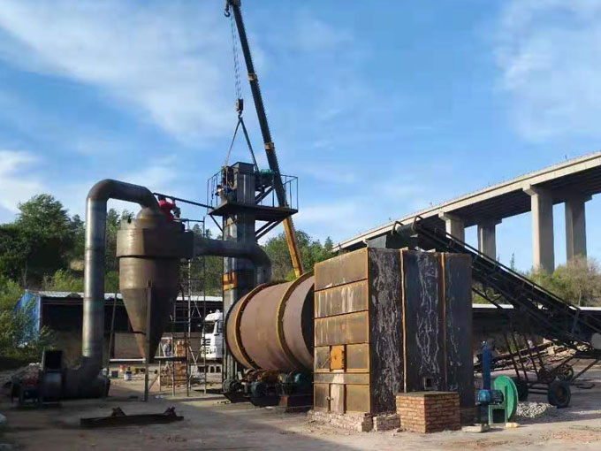 時產(chǎn)10噸沙子烘干機